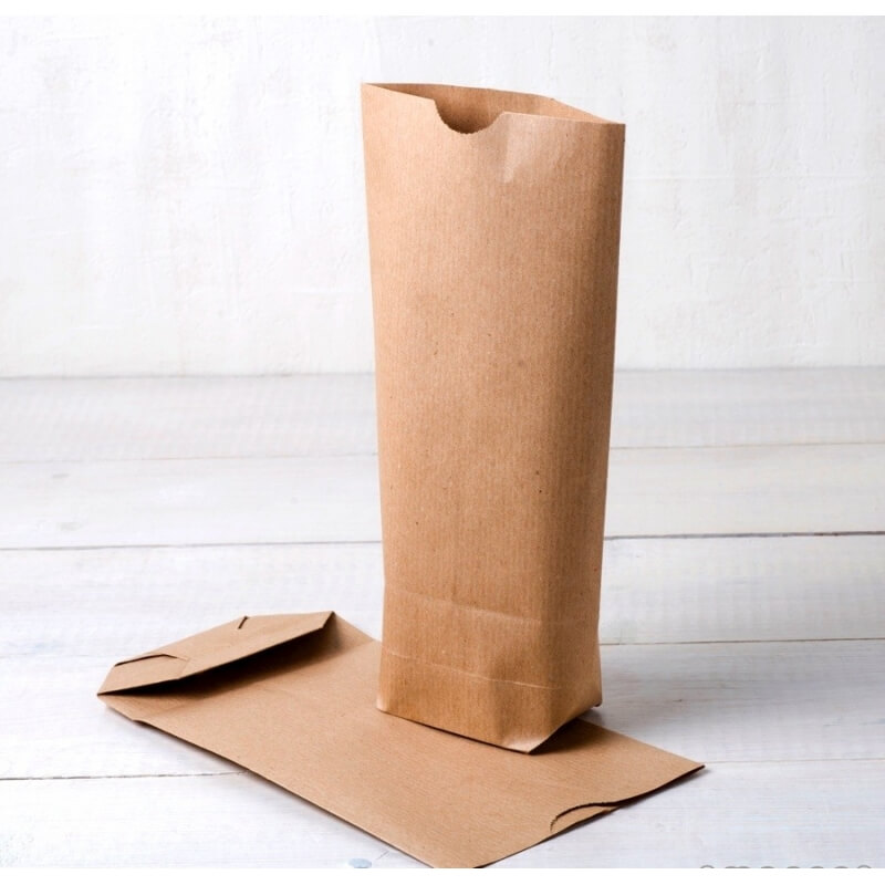 Pacote com 50 sacos de papel kraft