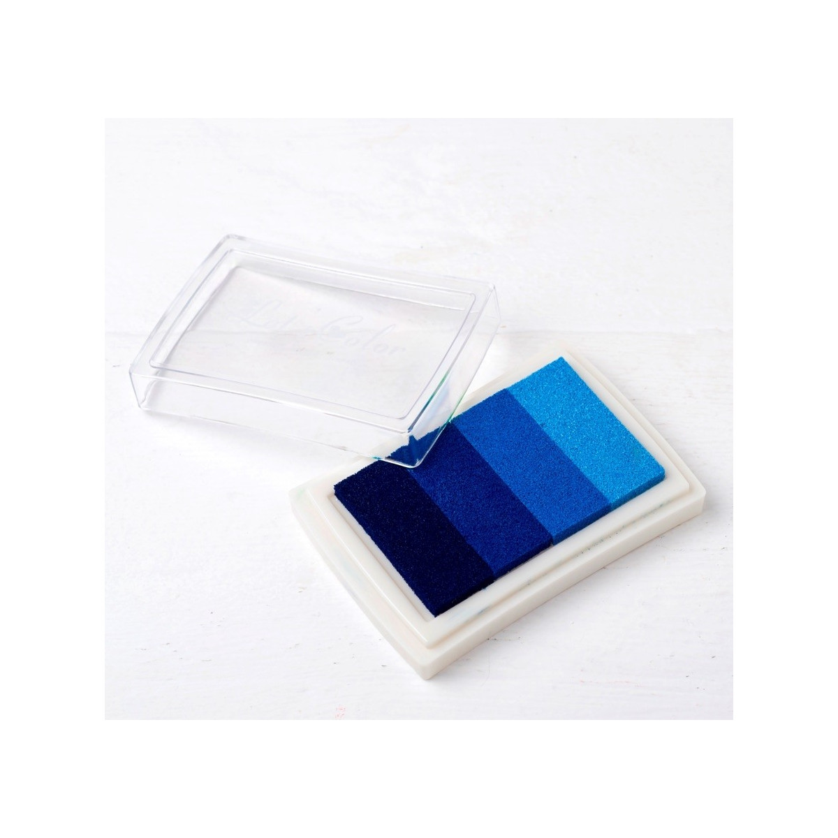 Tinta de impressões de cor azul