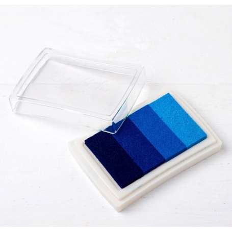 Tinta de impressões de cor azul