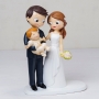 Figura de casamento com criança originais