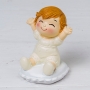 Figura bebê pop & fun sentado para bolo de batizado barato