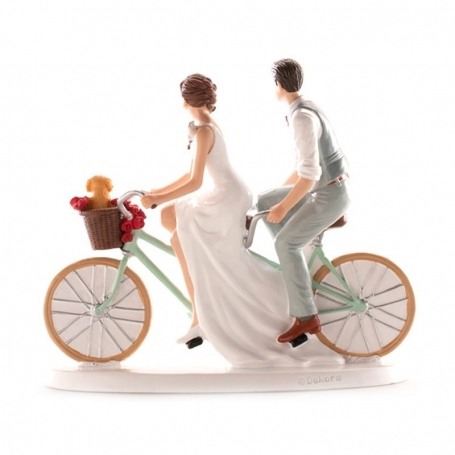 Figura do casamento do casamento da bicicleta