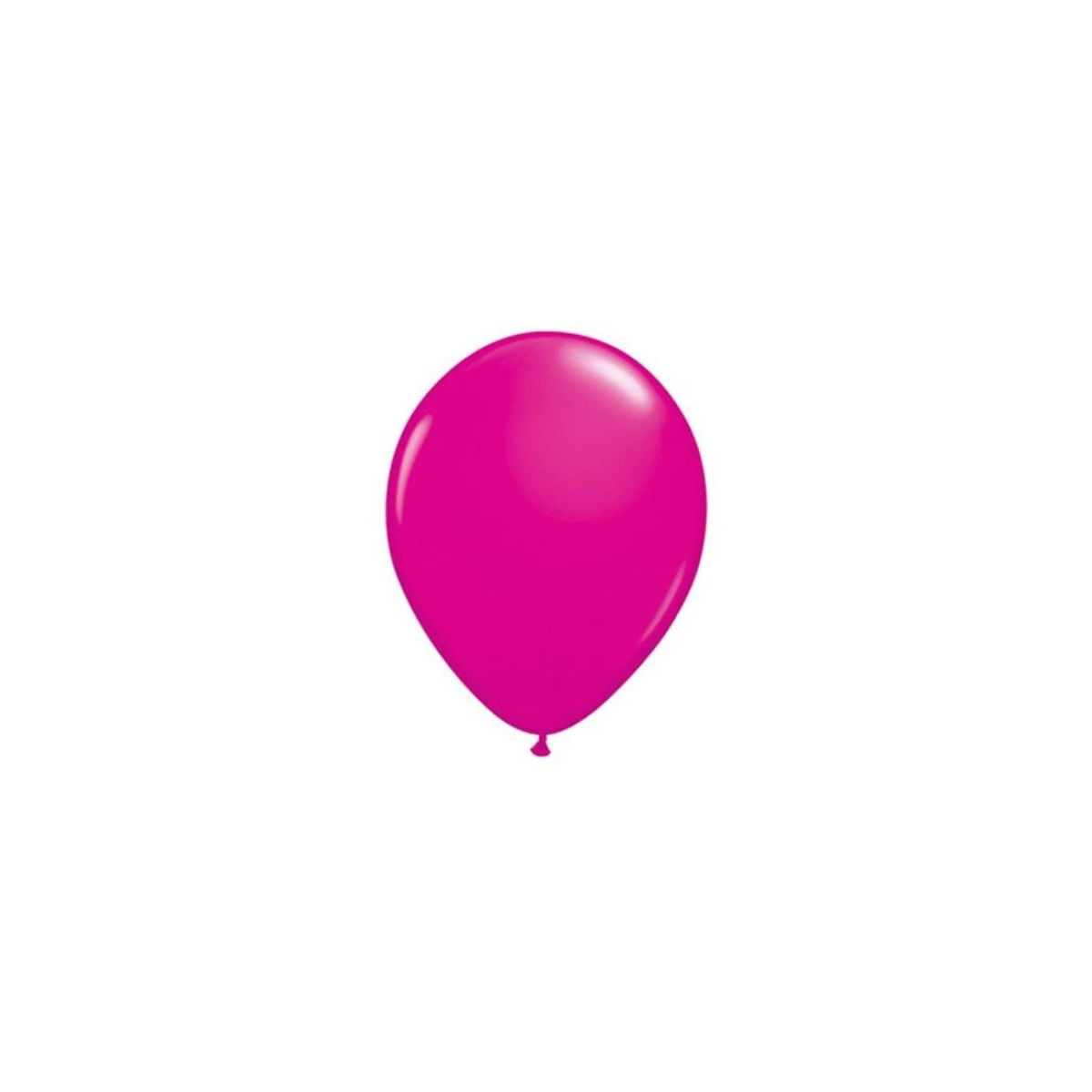 Pacote de 100 balões rosa fúcsia