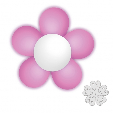 Pacote de flor de balões rosa