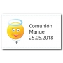 Detalhe de comunhão de costura personalizada
