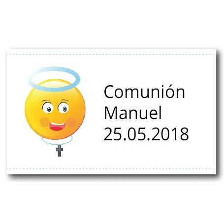Detalhe de comunhão de costura personalizada