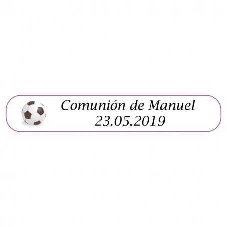 Caneta de futebol personalizada comunhão