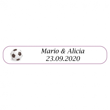 Caneta preta personalizada para convidados