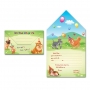 Convite do envelope do cão