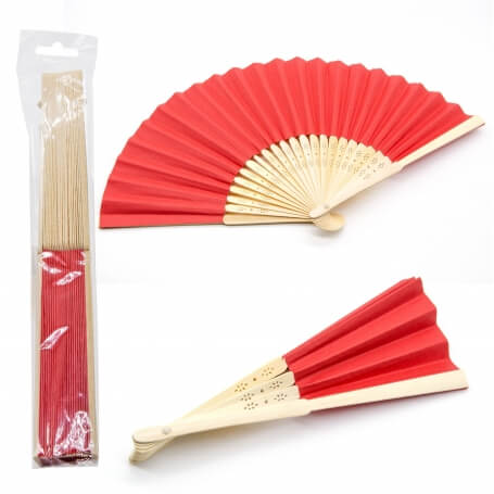 Leque vermelho