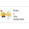 Adesivo retangular 5x3, adesivos de casamento originais e baratos