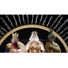 Desfile dos Três Reis, presentes, lotes, brinquedos, doces, armazém, coisas para jogar fora